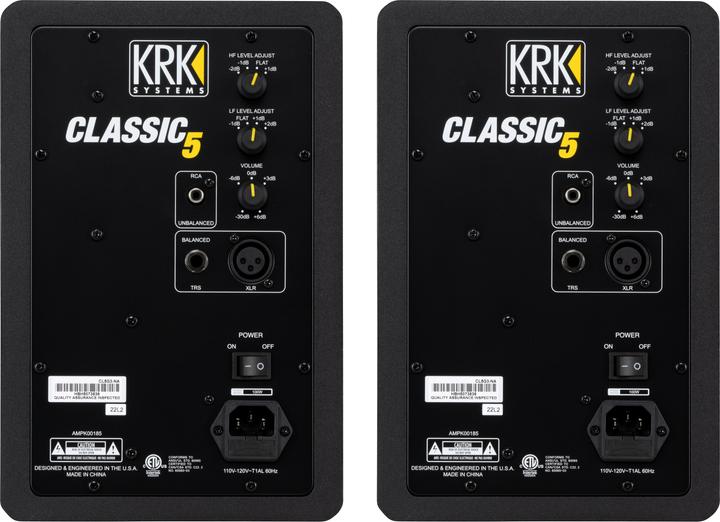 Produktbild KRK Classic 5 Studio Monitor (Aktiv, Paar, 1x 100 W)