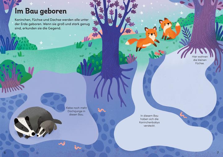 Produktbild Mein Immer-wieder-Stickerbuch: Tierkind
