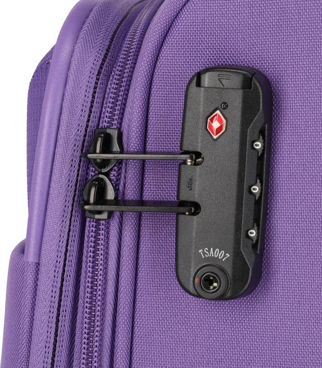 Produktbild Travelite Rügen 4 Rollen Kofferset 3-teilig mit Dehnfalte (90 l, XL (ab 115l))