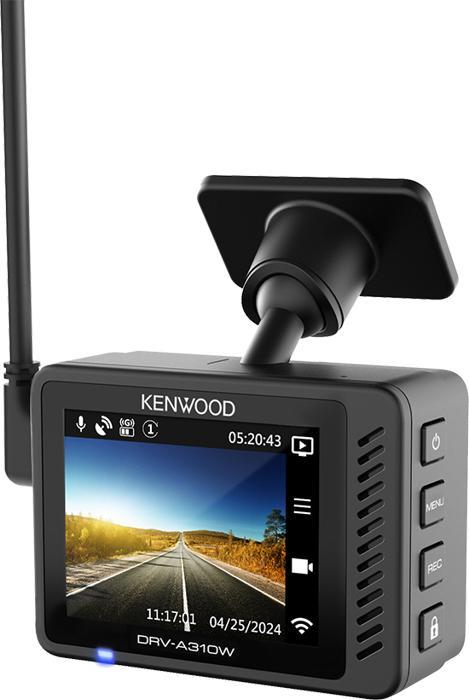 Immagine prodotto Kenwood DRV-A310W (Ricevitore GPS, WiFi, Display integrato, Accelerometro, Microfono incorporato, Full HD)