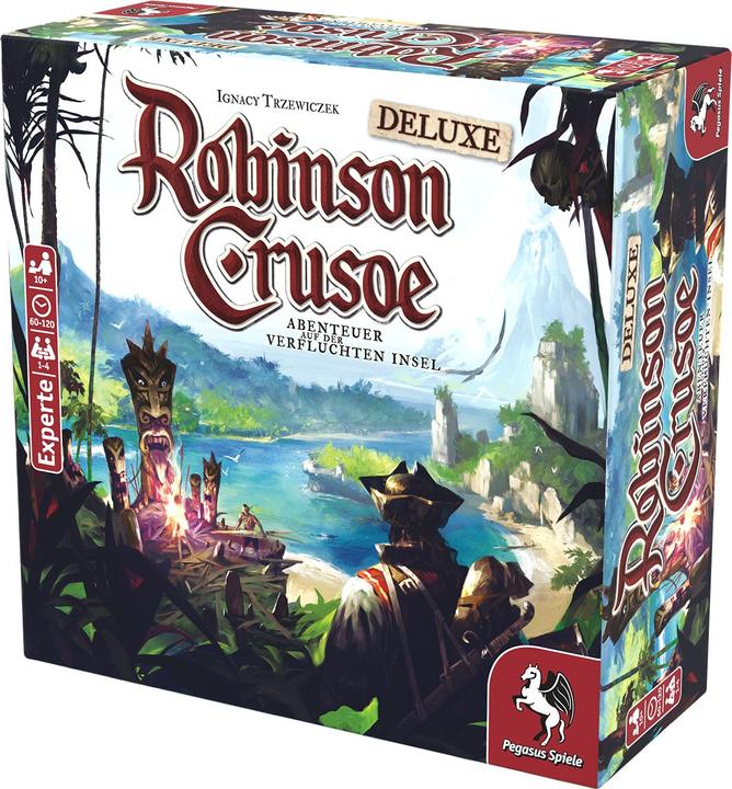 Image du produit Pegasus Robinson Crusoe Deluxe Edition, jeu de société, pour 1 à 4 joueurs, à partir de 10 ans (DE-Au) (Allemand)