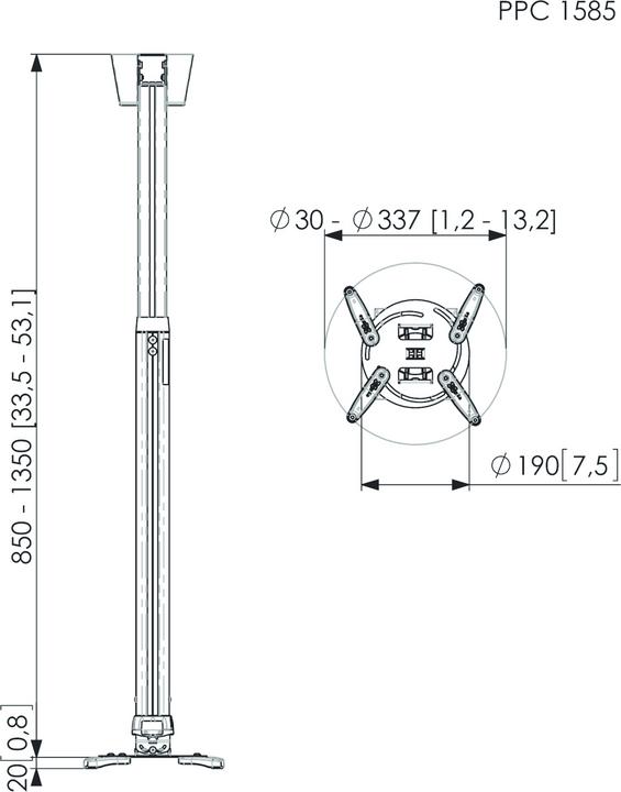 Immagine prodotto Vogels Ppc 1585 (Soffitto)