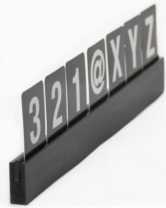 Actual product image Securit Buchstabenleiste schwarz (1.5 x 35.5 x 30 cm)