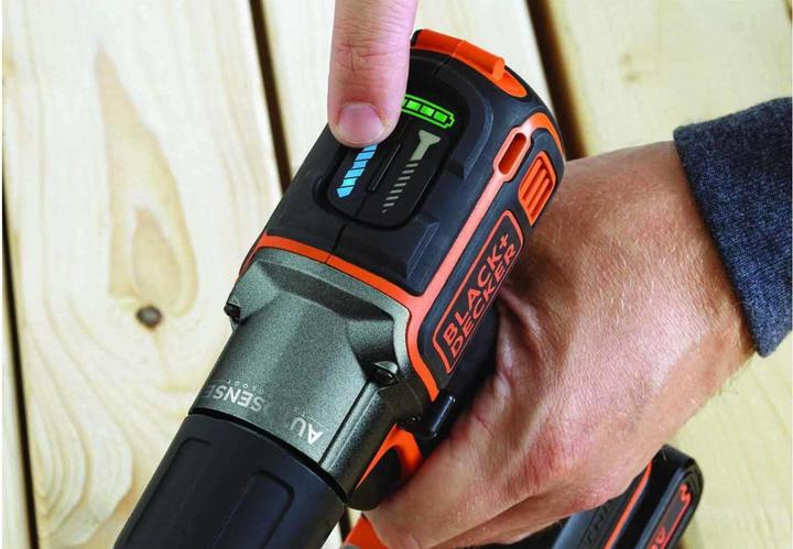 Produktbild Black & Decker 18V AkkuBohrschrauber Autosense (Akkubetrieb)