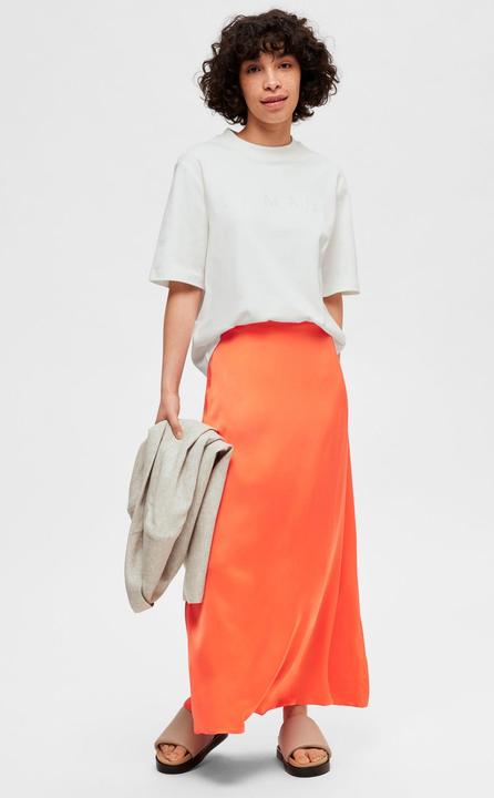 Actual product image Selected Femme Satin Midi Skirt (40)