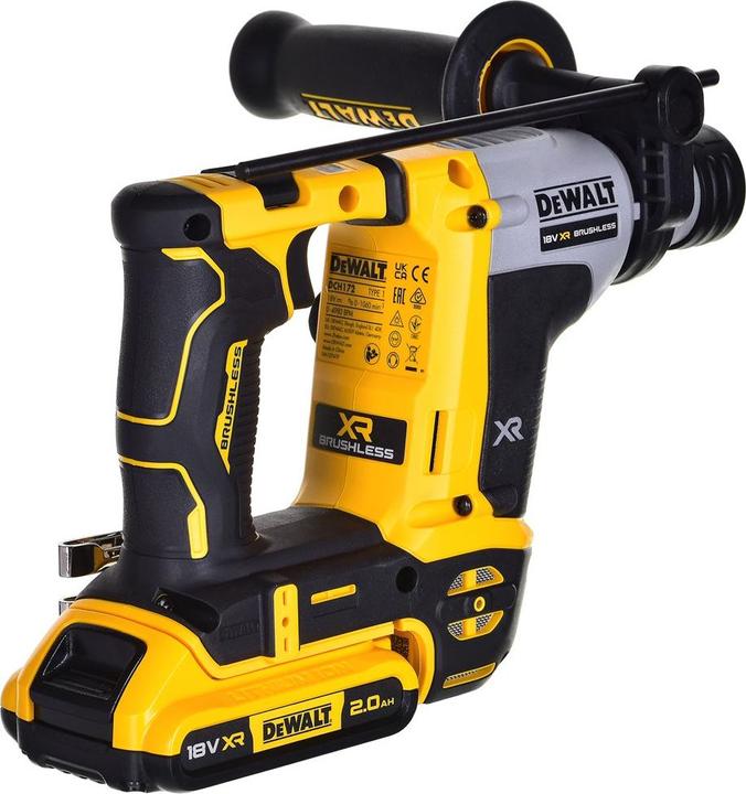 Image du produit DeWalt SDS + MARTEAUX 18V 1.4J 2F 2x2.0Ah DCH172D2 (Fonctionnement sur batterie)