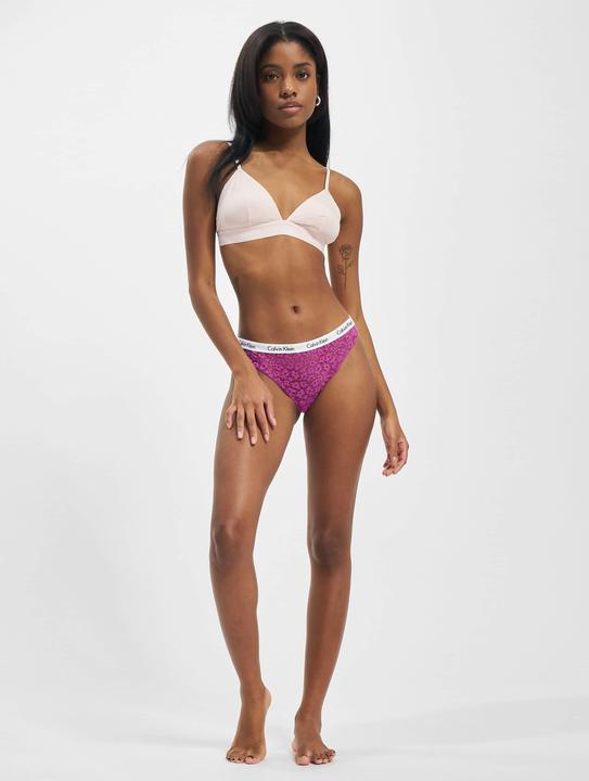 Actual product image Calvin Klein Ladies Brazilian 3Pk Underwear, Intense Plum/RED Carpet/Olive, S (S, pack of 3)