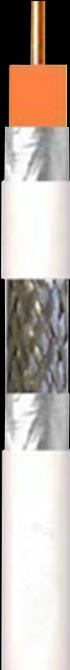 Actual product image Televes SK125plus coaxial cable A+3-fold shielded 125dB 100m coil 413501 (125 dB, Antenna cable)