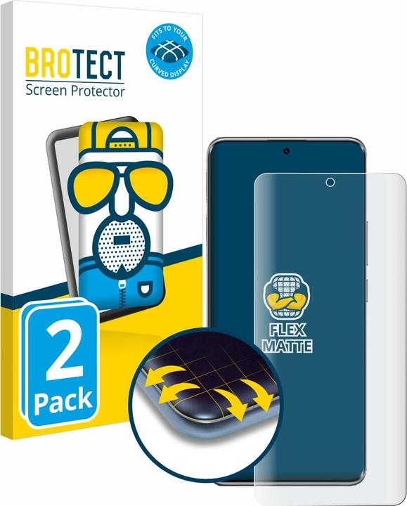 Immagine prodotto BROTECT Full-Screen Pellicola Opaca (2 Pezzo/i, Xiaomi Poco X7 Pro)