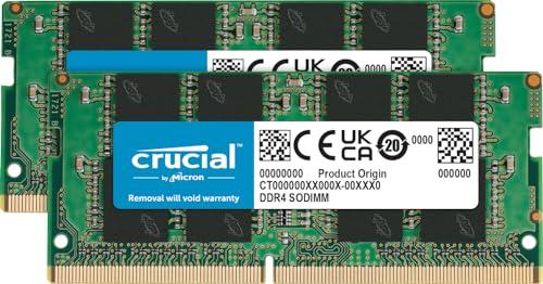 Immagine prodotto Crucial Laptop Memory (2 x 32GB, 3200 MHz, DDR4-RAM, SO-DIMM)