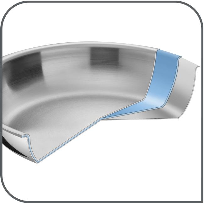Actual product image Tefal Eternal Mesh (28 cm, Frying pan, Stainless steel)