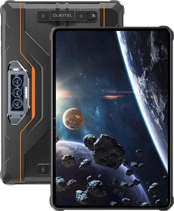 Image du produit Oukitel Tablette RT8 6/256GB Orange Rugged 20000 mAh 33W (4G, 11", 256 Go, Noir, Orange)