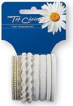 TOP Choice Hair Bands 22449 10Pcs