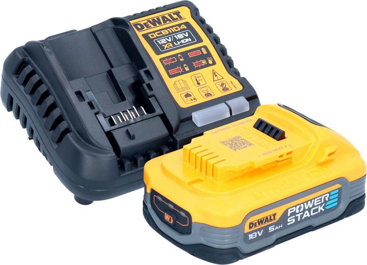 Actual product image DeWalt DCD 999 H1 cordless impact drill 18 V 95 Nm brushless + 1x Powerstack battery 5.0 Ah + (Rechargeable battery operated)