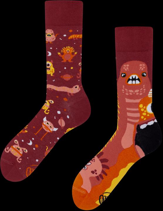 Actual product image Many Mornings Yellow Monsters Socken (39 - 42)
