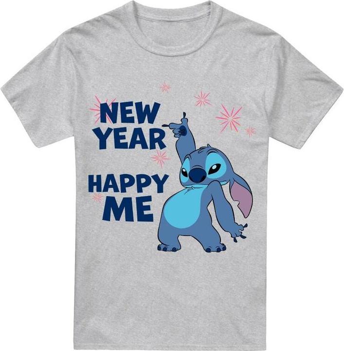 Immagine prodotto Lilo & Stitch New Year, Happy Me Maglietta Uomo (XL)