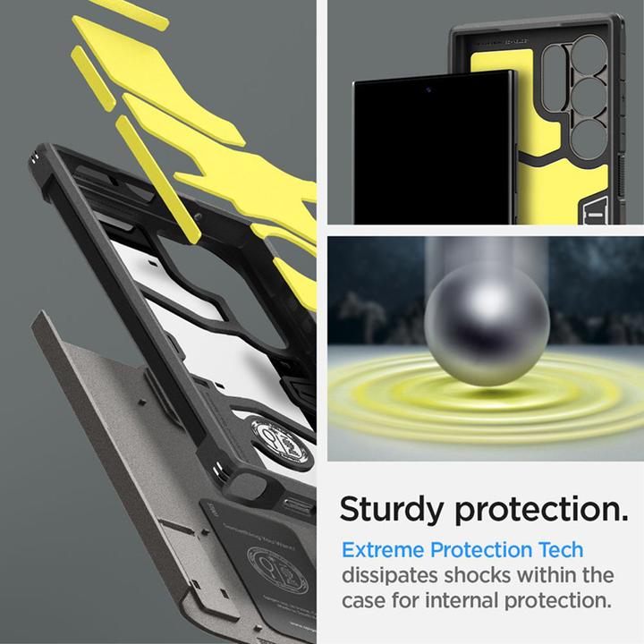 Actual product image Spigen Tough Armor (Samsung Galaxy S24 Ultra)