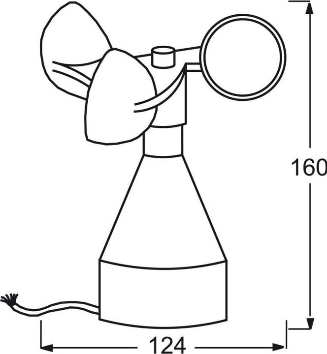 Actual product image Busch-Jaeger Wind speed sensor linear 2CKA006190A0031