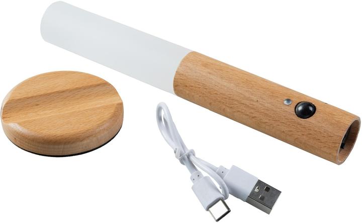 Actual product image FTM Wandleuchte mit Lichtsensor, Hellbraun, 2 Stk. (90 lm, IP20)