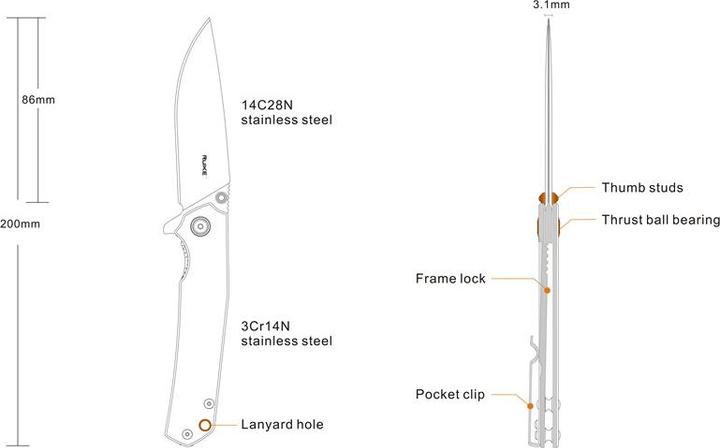 Actual product image Ruike P801-Sf (8.60 cm)