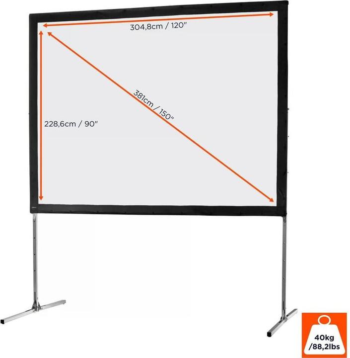 Produktbild Celexon Mobil Expert, Leinwand, 4:3 (120.08", 4:3)