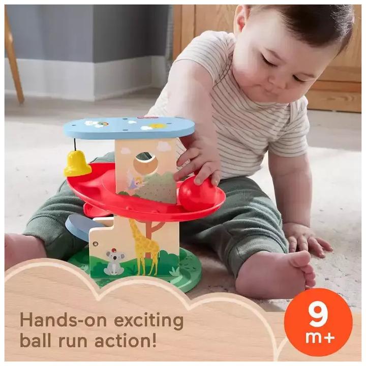 Actual product image Fisher-Price Animal world ball track made of wood