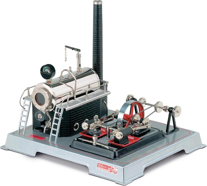 Actual product image Wilesco D22 Steam engine with steam chimney