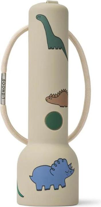 Produktbild Liewood Taschenlampe Gry Silikon mit Print Dinosaurier (15.70 cm)