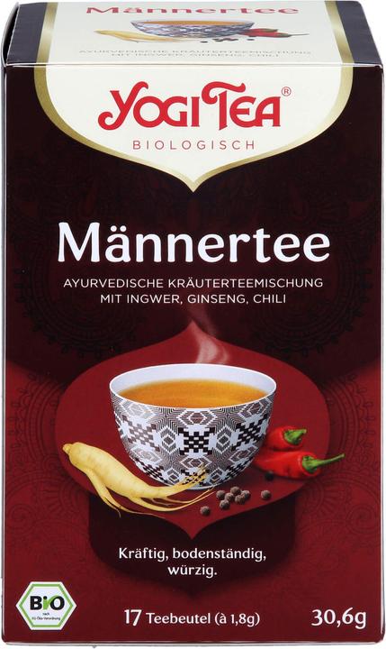 Produktbild Yogi Tea Männer Tee ayurvedische Kräuterteemischung, 17 St. Filterbeutel (30.60 g)