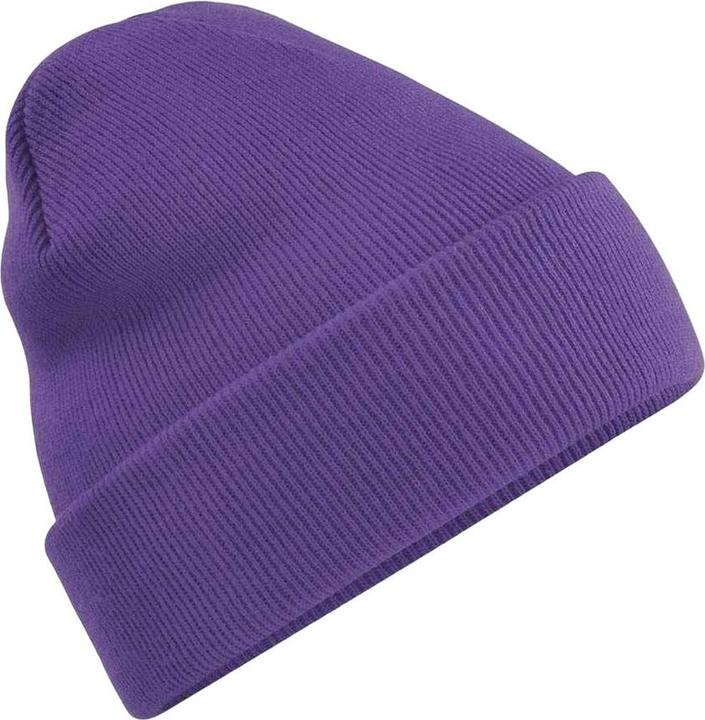 Immagine prodotto Beechfield - Original - Berretto invernale tinta unita con risvolto - Adulti/Unisex
