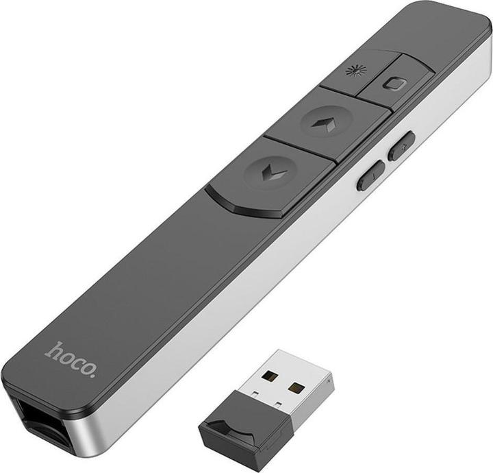 Image du produit Hoco Headphone with microphone wireless laser presenter bluetooth GM202 silver
