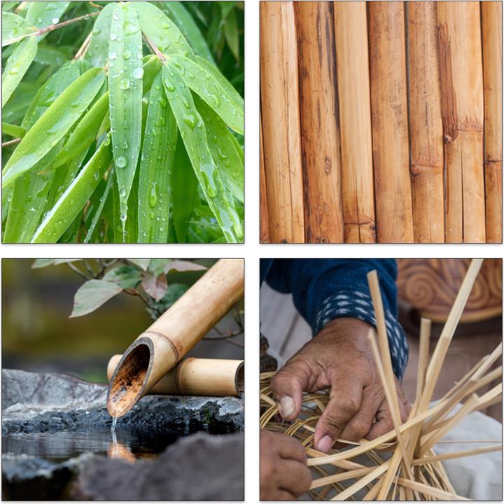 Actual product image Relaxdays Stacking Bamboo Shelf (60 x 30 x 30 cm)
