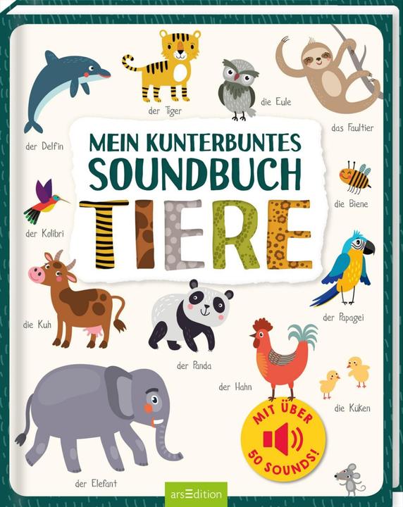 Produktbild Mein kunterbuntes Soundbuch - Tiere (Deutsch, 2019)