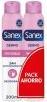 Actual product image Sanex Deo Spray Dermo Invisible 200 ml Duplo (Spray, 200 ml)