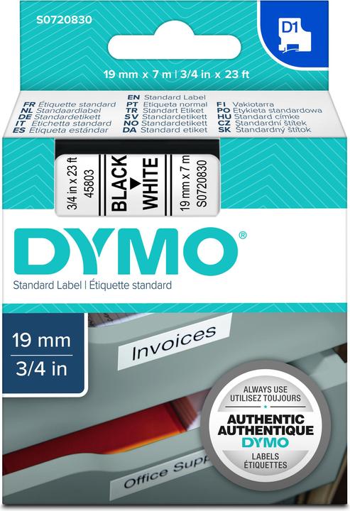 Image du produit Dymo S0720830 Bande standard (1.90 cm, Blanc)