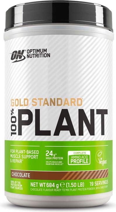 Actual product image Optimum Nutrition Gold Standard 100% Plant (684g can) (Chocolate, 1 pcs., 684 g)