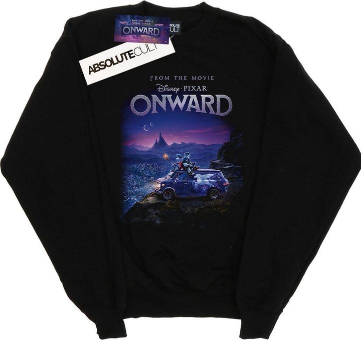 Actual product image Disney Womens/Ladies Onward Poster Art Sweatshirt (M)
