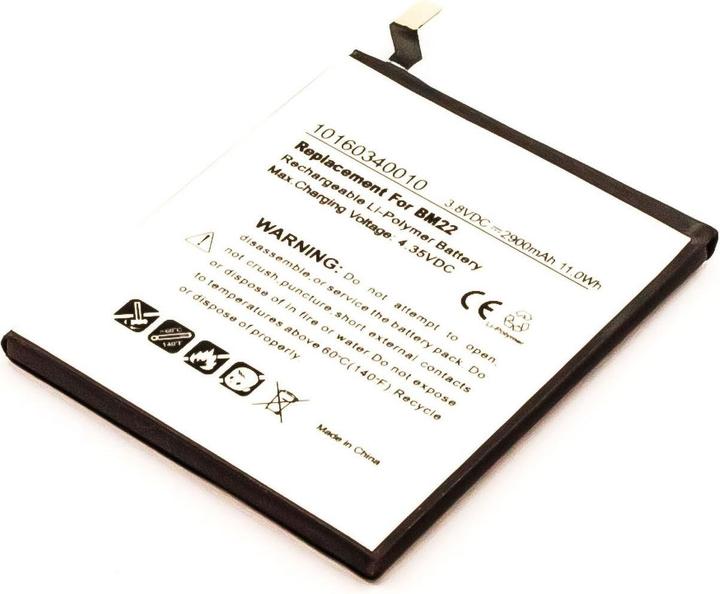 Immagine prodotto AGI Batteria compatibile con Xiaomi Mi 5 Gold Edition Dual SIM - Batteria - 2.900 mAh