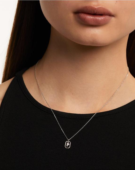 Image du produit Pd Paola PDPAOLA - PÅ¯vabnÃ½ stÅ™ÃbrnÃ½ nÃ¡hrdelnÃk pÃsmeno "P" LETTERS CO02-527-U (Å™etÃzek. pÅ™ÃÃvÄ'sek (Argent 925, 50 cm)