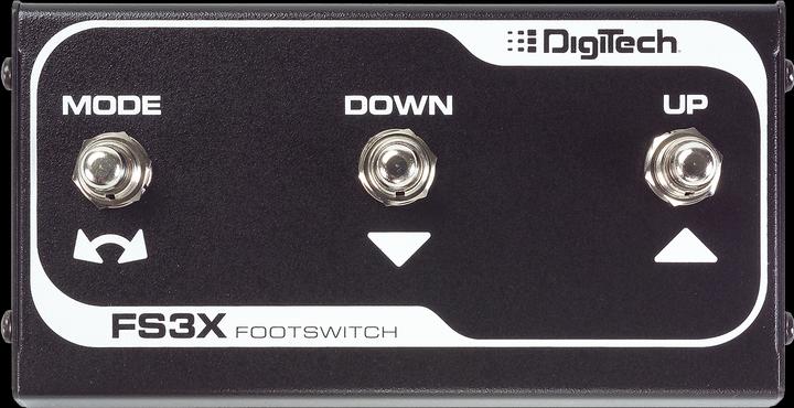 Actual product image Digitech Foot switch, 3-fold, selection of additional functions