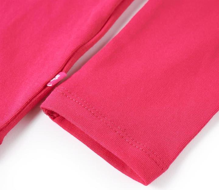 Produktbild VidaXL Kinder-Langarmshirt Knallrosa 140,Material: 95 % Baumwolle (140)