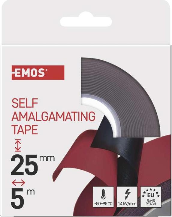Produktbild Toya Selbstverschweissendes Band 25mm/5m Schwarz (25 mm)