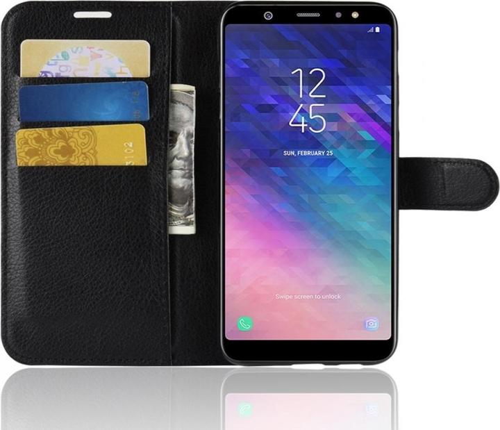 Actual product image Screenguard Samsung Galaxy A6 2018 Leather Guard Leather Case (Samsung Galaxy J6 (2018))