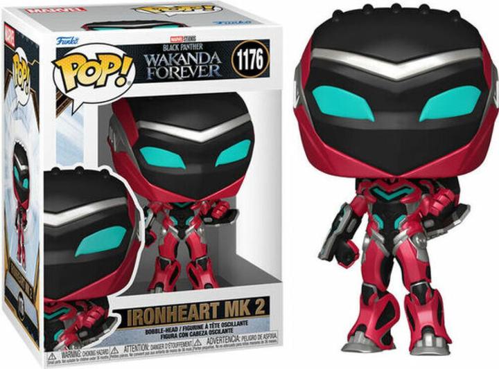 Actual product image Funko POP! Marvel BP Wakanda Forever Ironheart MK 2 (1176)