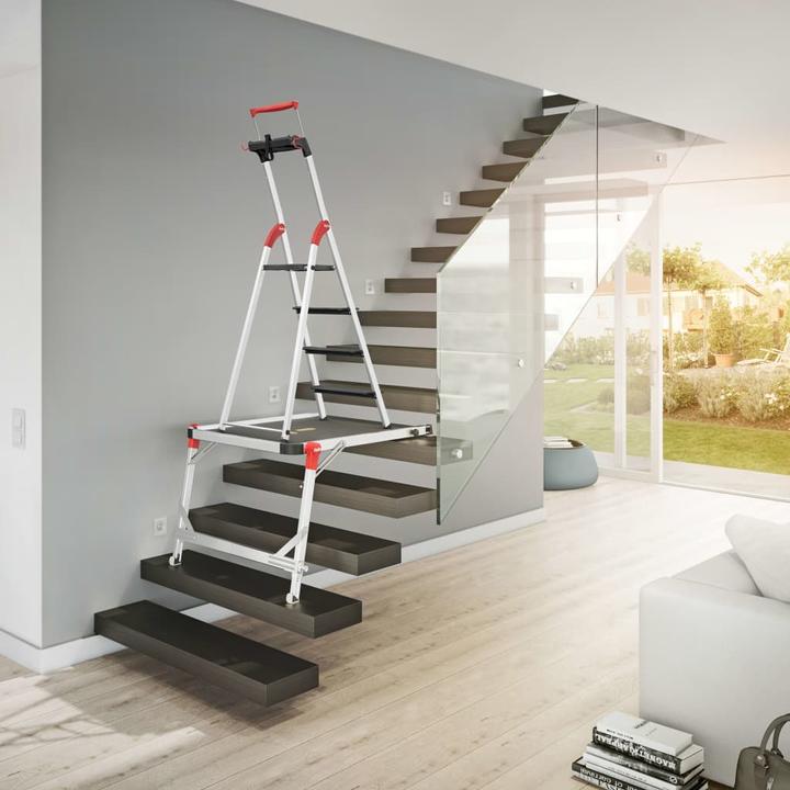Productafbeelding Hailo TP1, Trapleuning, De innovatieve en veilige oplossing voor het renoveren en decoreren van trappen (Werkplatform, 120 cm)