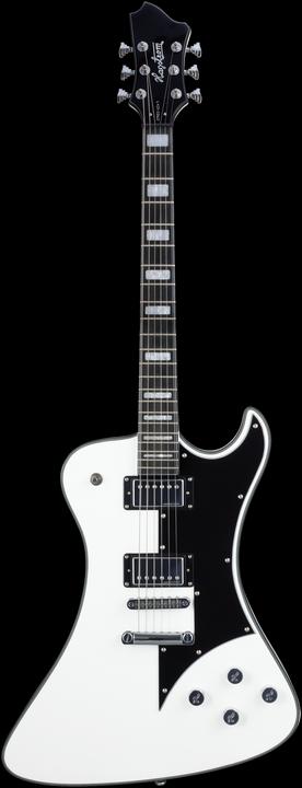 Image du produit Hagstrom Guitare électrique, Fantomen, White Gloss (Guitare électrique, Acajou, Érable)