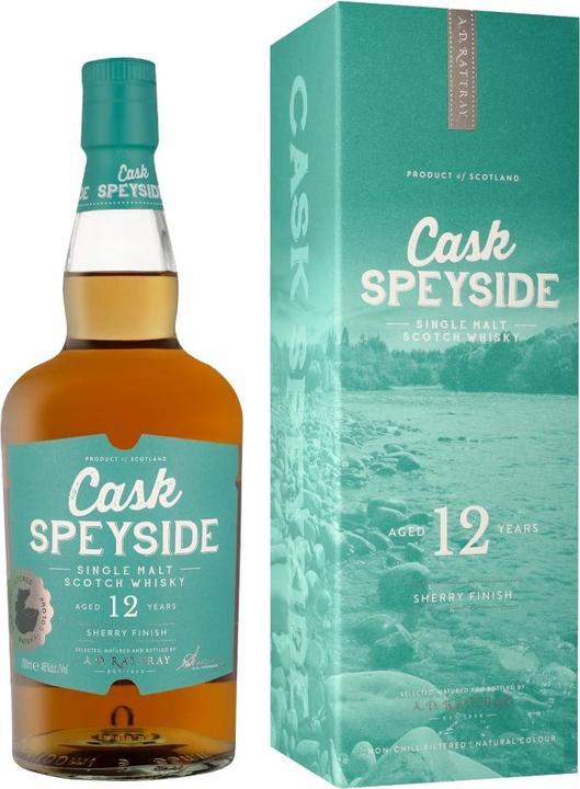 Actual product image A.D. Rattray 12 Year Old Cask Speyside Sherry Finish (Single Malt, 6 x 70 cl)