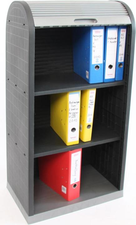 Immagine prodotto Swisshandel24 Armadio avvolgibile universale in plastica per ufficio 120x58x38cm (120 x 58 x 38 cm)