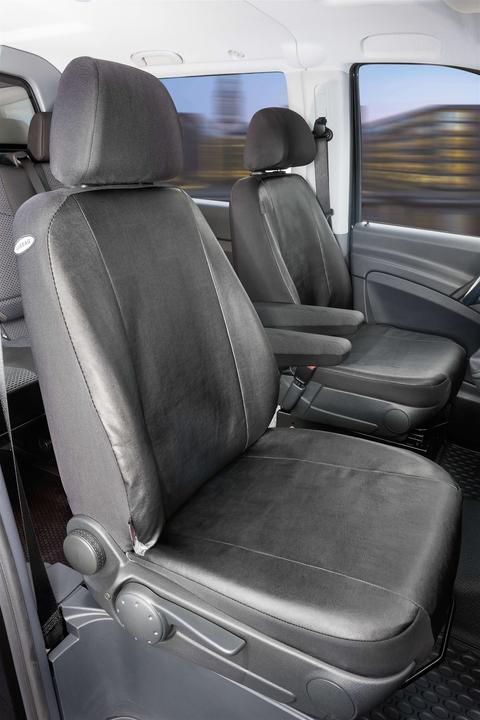Actual product image Walser Seat covers for Mercedes Viano and Vito W638 & W639 for 2 ES for armrest inside BJ 06/2003 - 2013