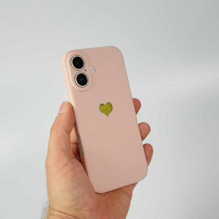 Immagine prodotto PhoneLook Tappetino in silicone Coque Coeur doré (Apple iPhone 16 Plus)